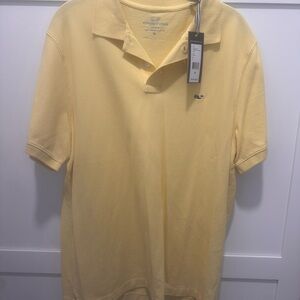 Vineyard Vines Men's Polo in Soft Yellow